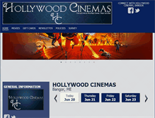 Tablet Screenshot of hollywoodcinemasbangor.com